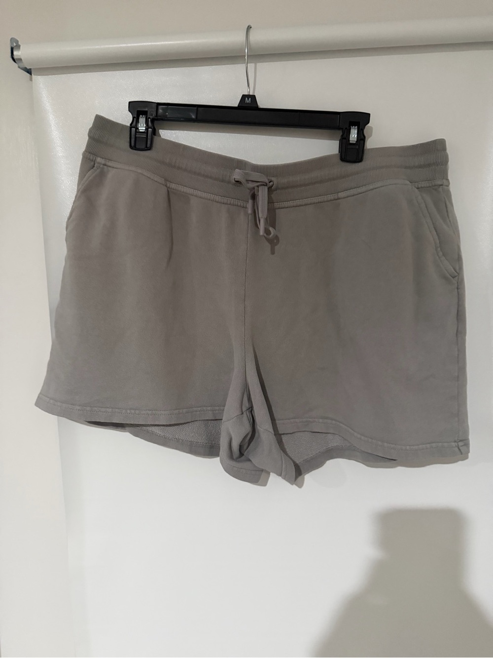 Natural Reflections Soft Drawstring Athletic Shorts - Taupe